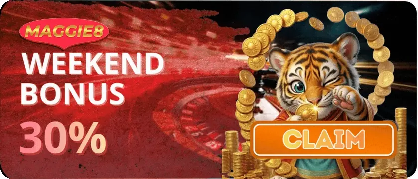 Claim 30% weekend bonus!
